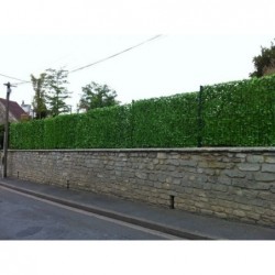 Haie artificielle feuille simple face