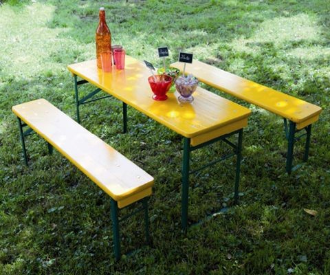 Table de pic-nic pour enfant Mini Brasseur, Couleur: Jaune