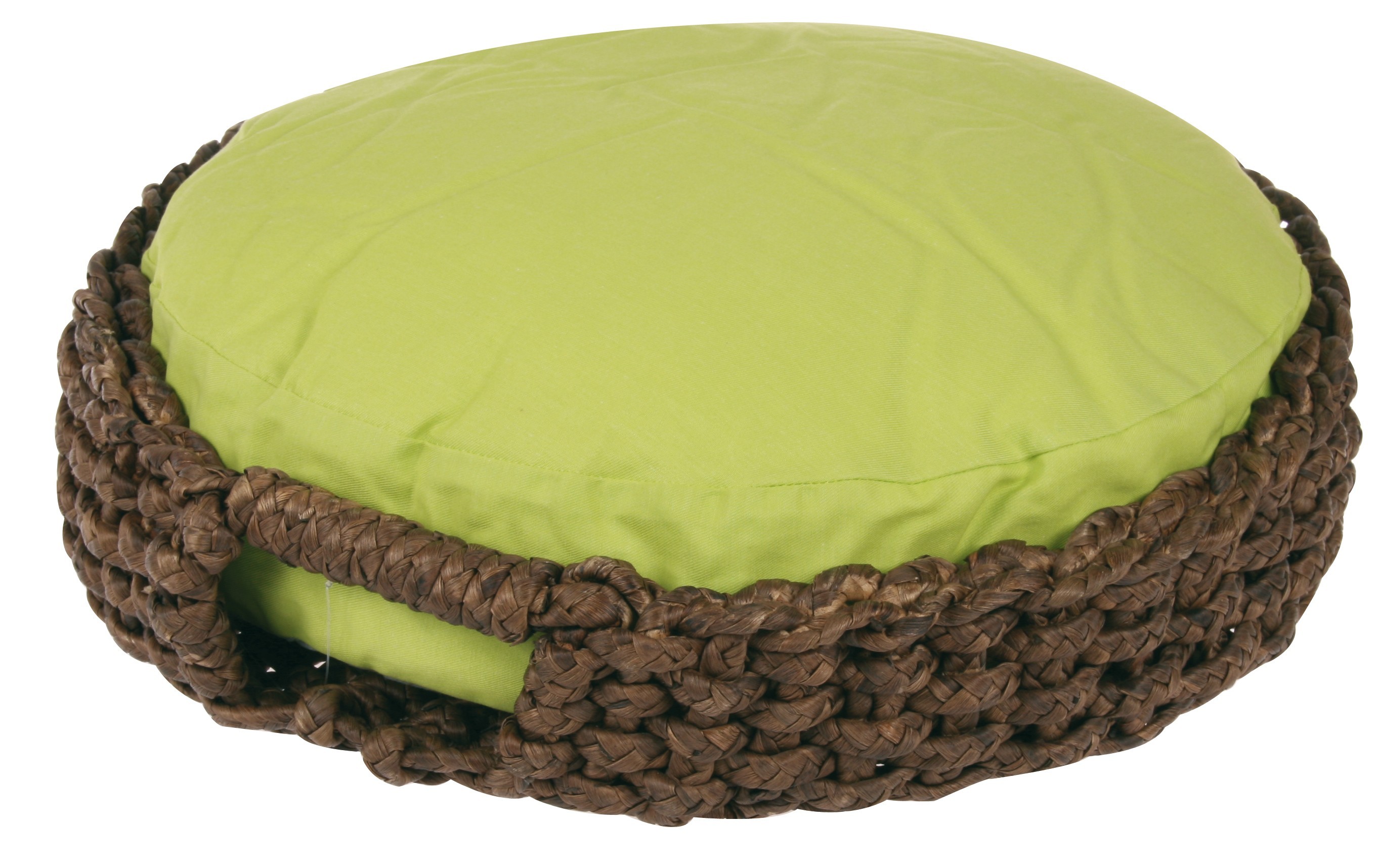 Corbeille jonc fantasy anis 56cm