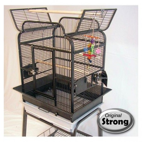 Cage Perruche Gaia + ouverture dessus