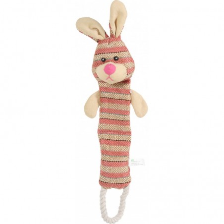 Jouet chien : Tissu Lapin 33 cm