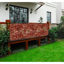 Plaque carré vigne rouge 50x50 cm