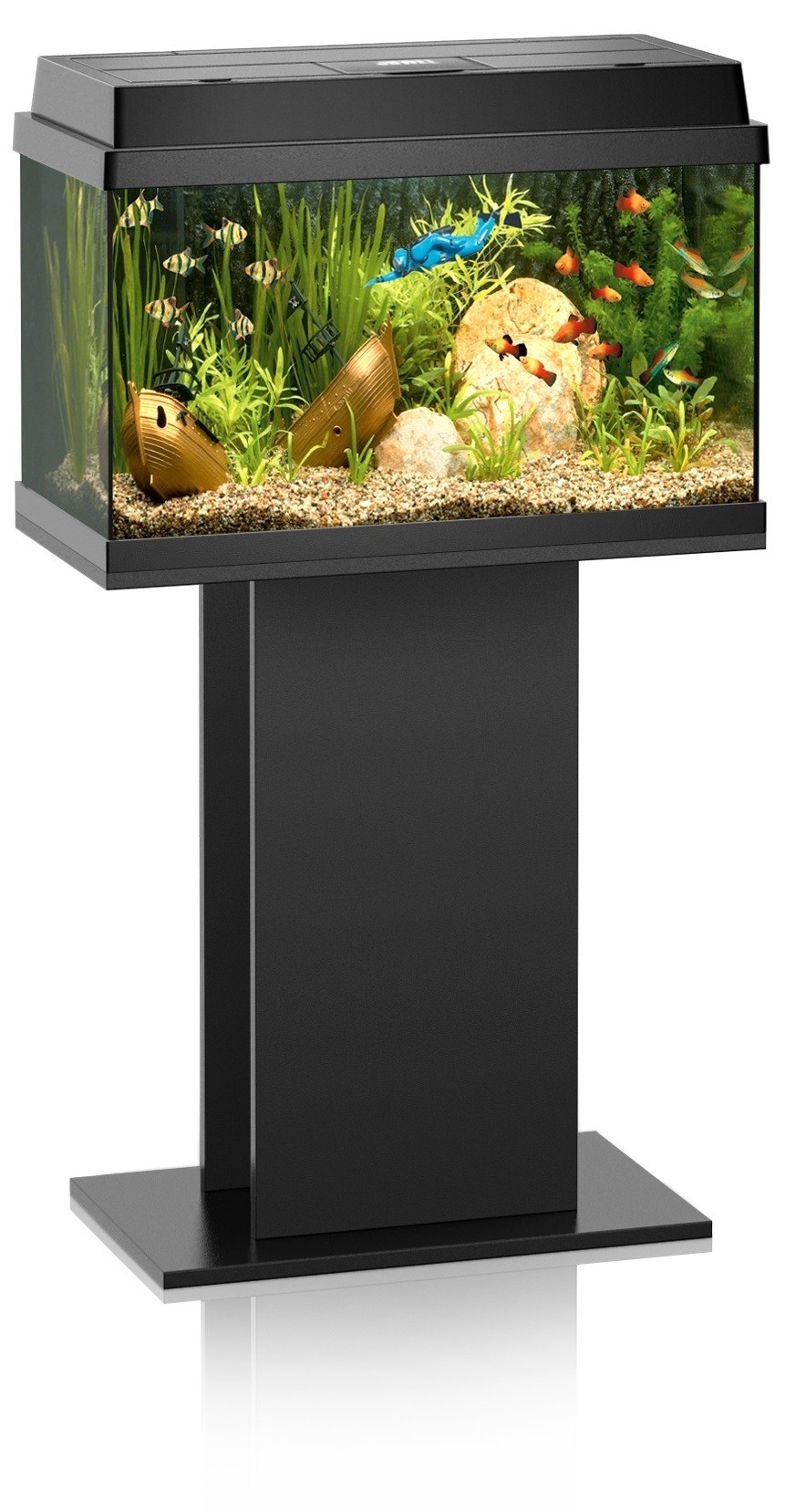 Aquarium Rekord 600 + meuble colonne noir