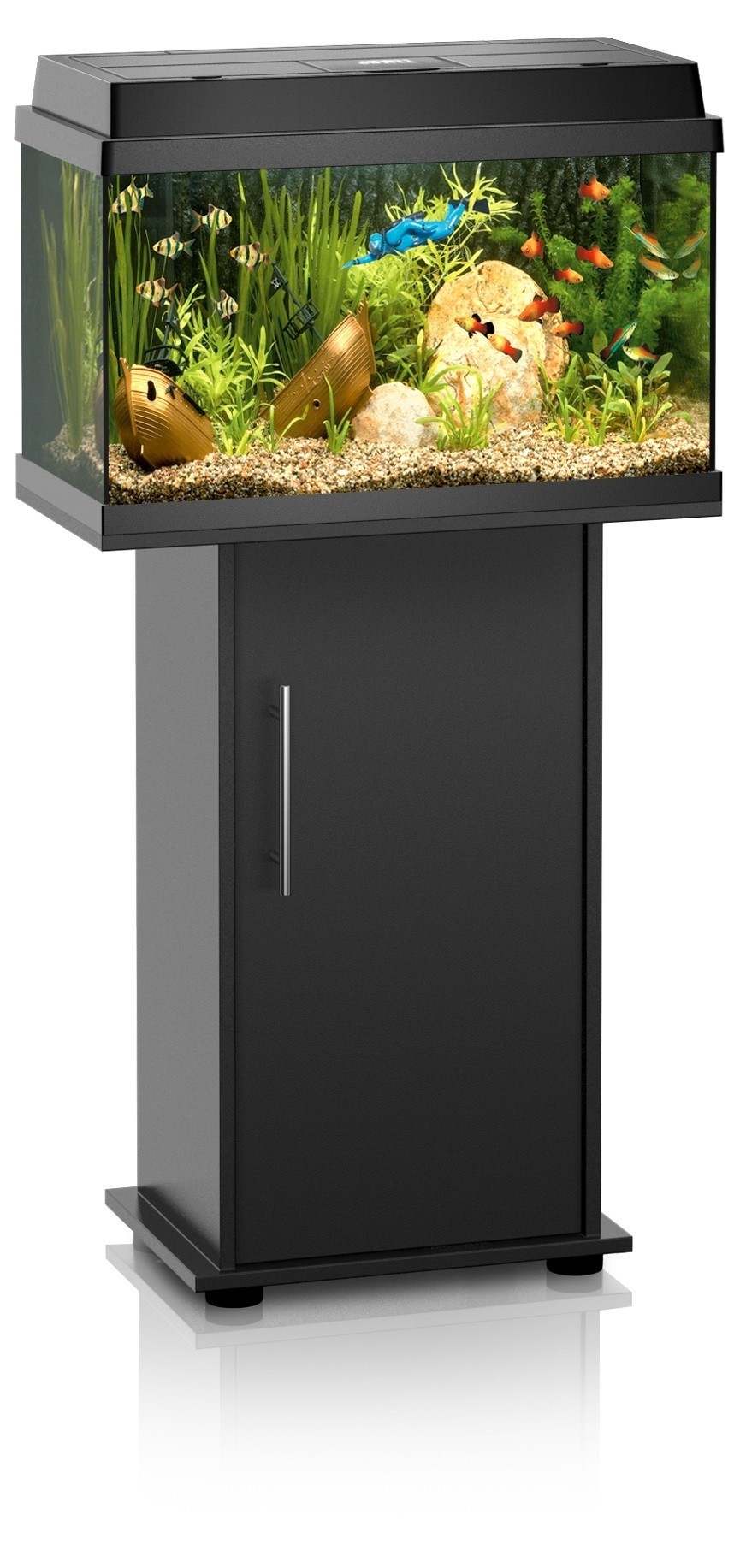 Aquarium Rekord 600 + meuble porte noir