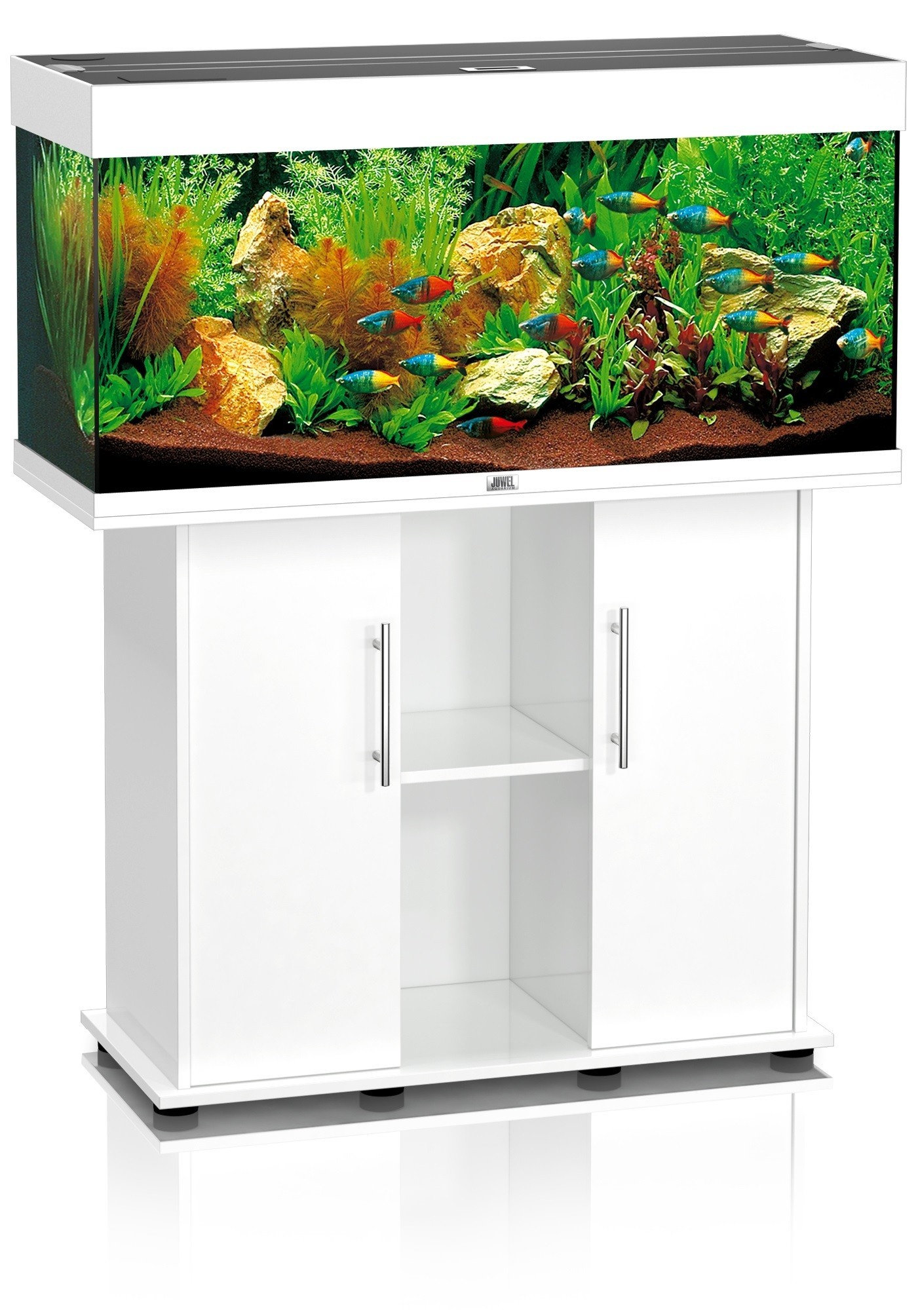Aquarium Juwel Rio 180 blanc + meuble