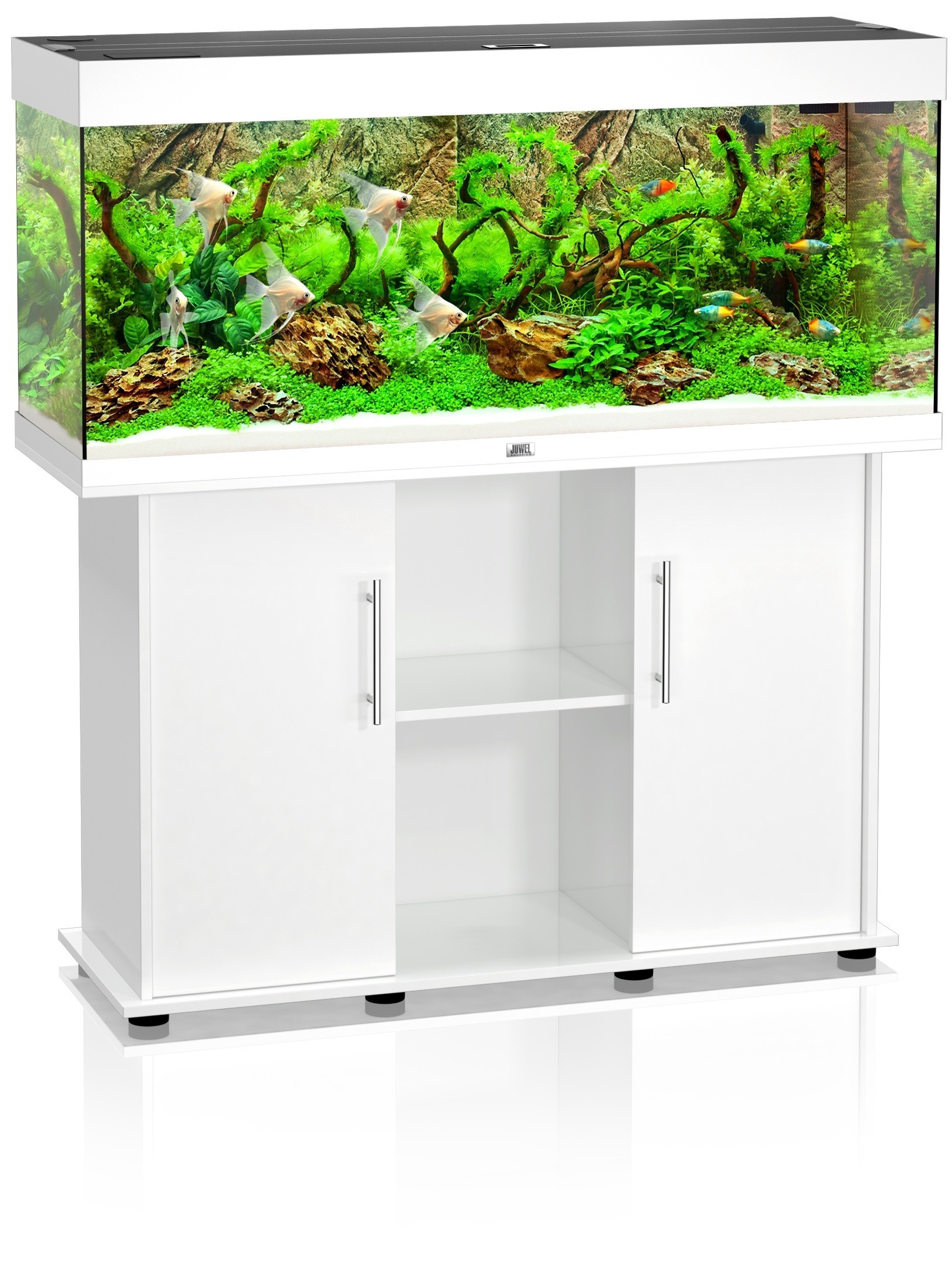 Aquarium Juwel Rio 240 blanc + meuble