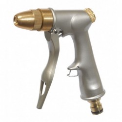 Pistolet d'arrosage à nez réglable métal/laiton