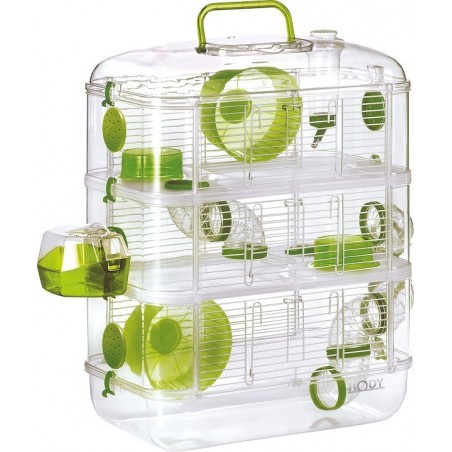 Cage rongeurs RodyLounge Trio Kiwi
