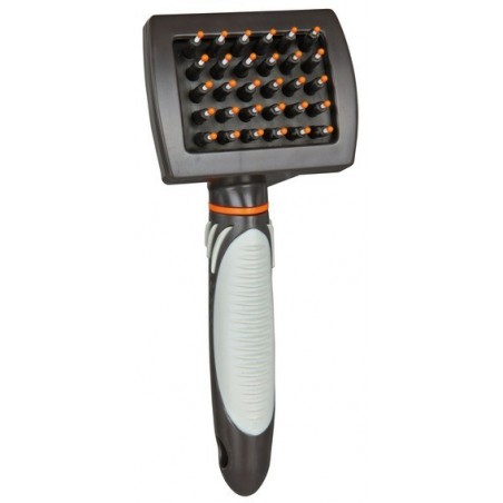 Brosse pour chien plastique