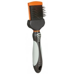 Brosse souple à tête flexible pour chien