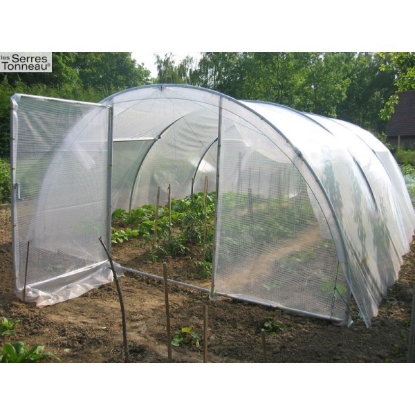 Serre abri légumes Tonneau, Variante: 4x12 m - 48 m