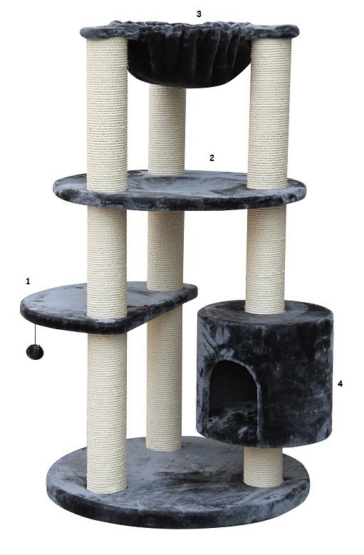 Arbre à chat Maine Coon XL Colosseum Gris