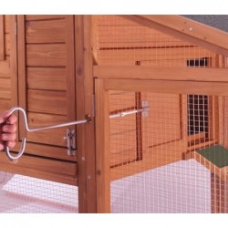 Poulailler 3-4 poules toit bitumé 1 pente Poulailler 3-4 poules toit bitumé 1 pente