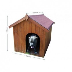 Niche à chien toit bitumé Europe Niche à chien toit bitumé Europe