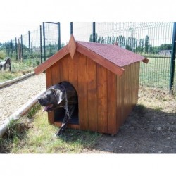 Niche à chien toit bitumé Europe Niche à chien toit bitumé Europe