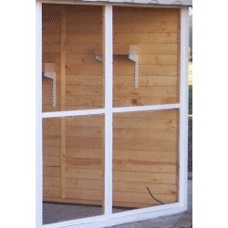 Volière Ht. 3m avec sas d'entrée