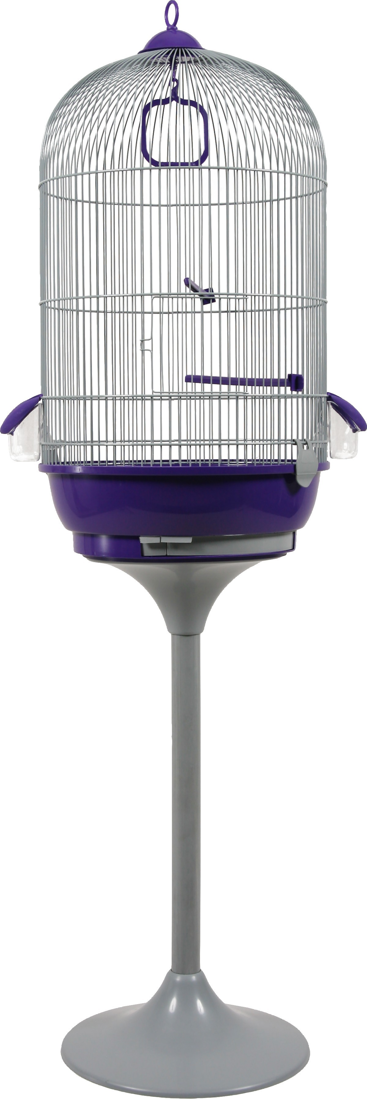Cage oiseaux Amarante + pied, Couleur: violette