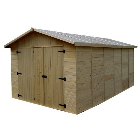 Garage panneau bois 16mm - 15.6 m²