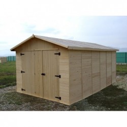Garage panneau bois 16mm - 15.6 m²