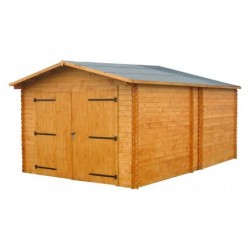 Garage Madriers massifs 28mm 20.7 m² Garage Madriers massifs 28mm 20.7 m²