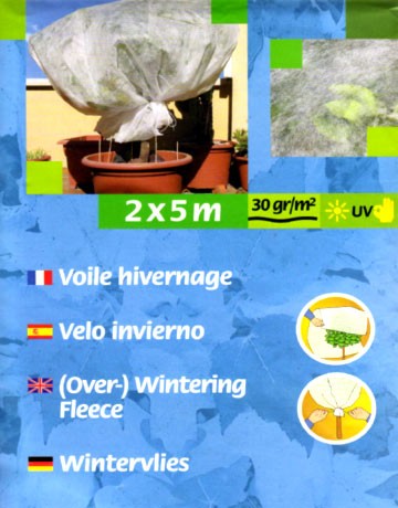 Voile hivernage en polypropylène, type: 2 x 5 mètres