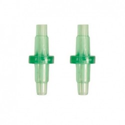 Set de connections tube vert diamètre 5mm (X2)