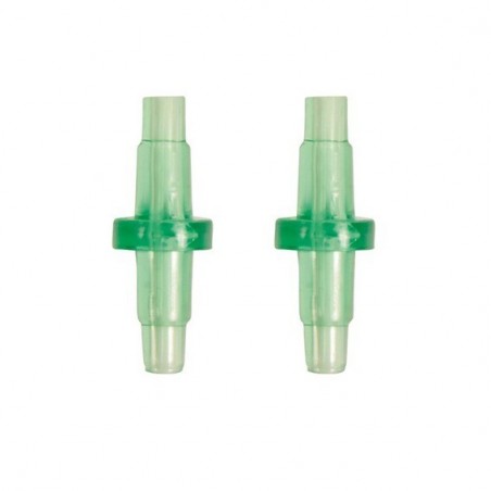 Set de connections tube vert diamètre 5mm (X2)