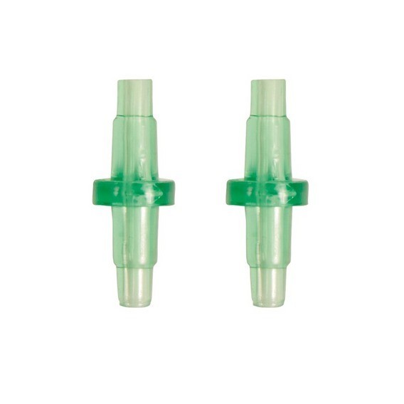 Set de connections tube vert 5mm (X2)