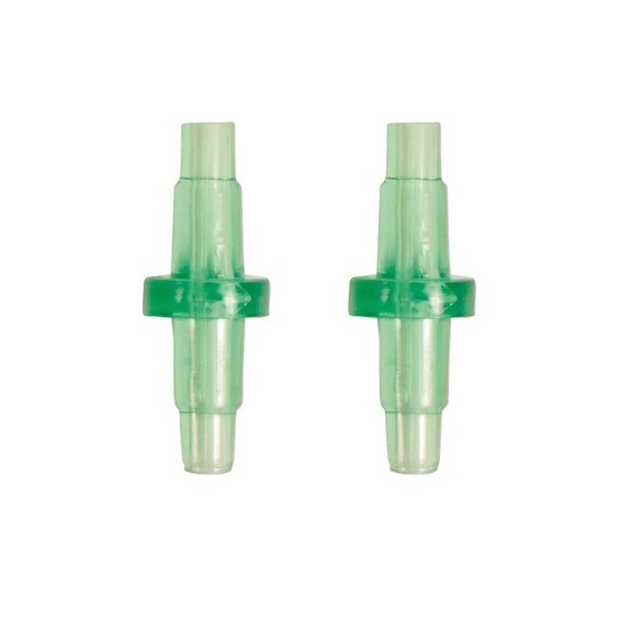 Set de connections tube vert 5mm (X2)