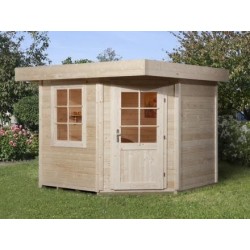 Abri en madriers FIDES 28mm - 7.70 m²