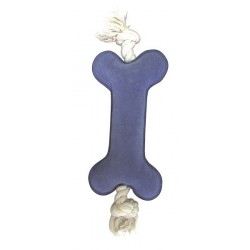 Jouet chien Poly os corde 30 cm Jouet chien Poly os corde 30 cm