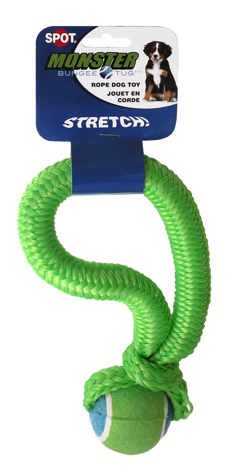 Jouet chien corde élastique tennis