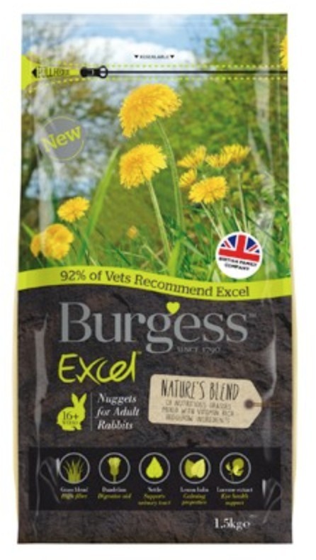 Excel Nature Blend Bunny 1,5Kg Burgess