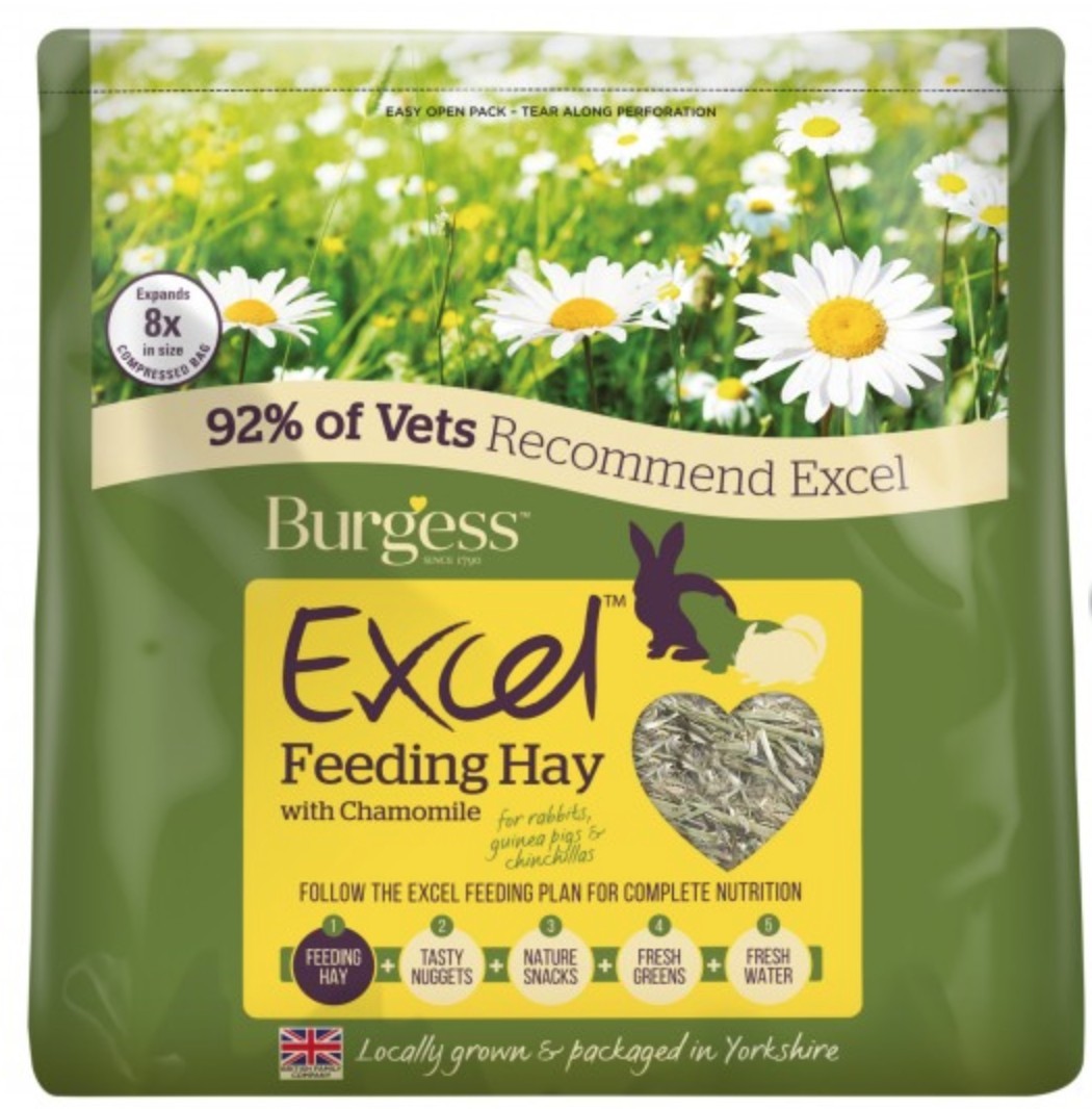 Excel Chamomile Hay 500g Burgess