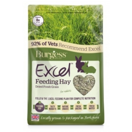 Excel Fresh Grass Hay 1Kg Burgess