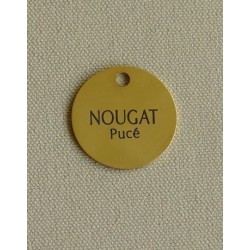 Medaille pour chien en laiton 16mm Medaille pour chien en laiton 16mm