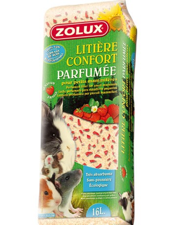 Litière copeaux parfumés fraise 1 Kg