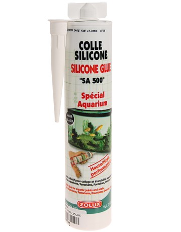 Colle silicone glue aquarium terrarium, Variante: 310ml Noir