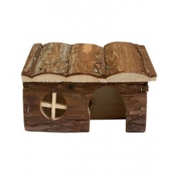 Chalet en bois pour hamsters