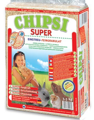 Litière granulats fins Chipsi Super 60L