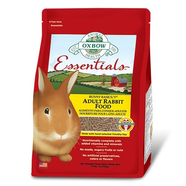 Bunny Basics/T Oxbow lapins adultes, sac: 4.5 Kg