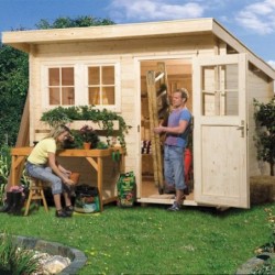 Abri 28mm Grand Espace Porte simple et fenêtre double