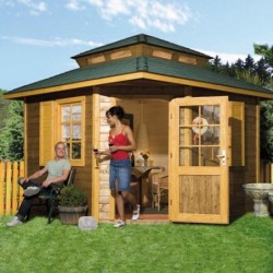 Abri de jardin bois 28 mm...