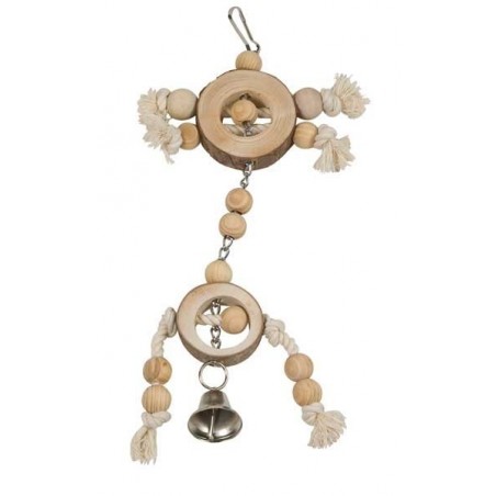 Jouet Perroquet : Pendentif en bois