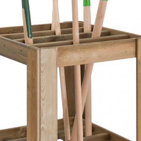Range-outils en Pin 60x60cm PRATIK 