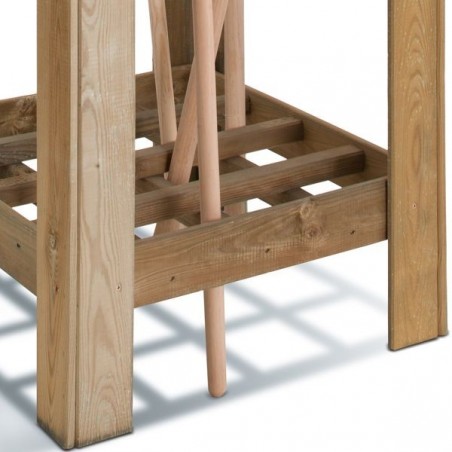Range-outils en Pin 60x60cm PRATIK
